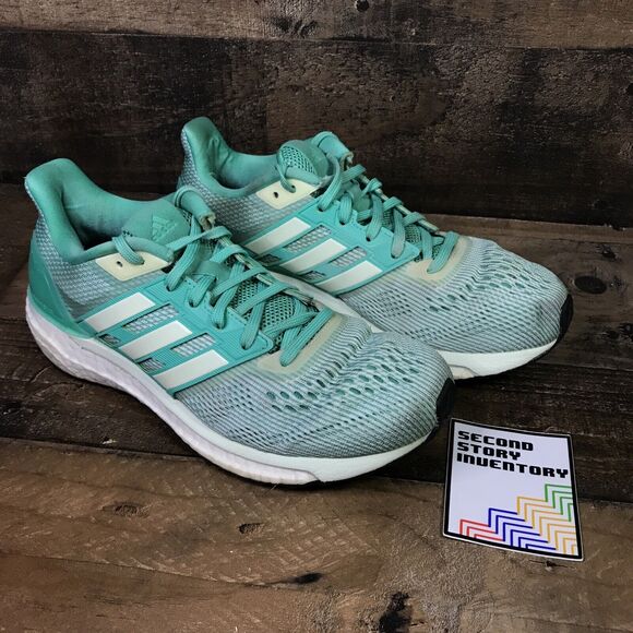 Adidas Womens Supernova CG4042 Green Running Shoes Sneakers Size 7 - Picture 1 of 12